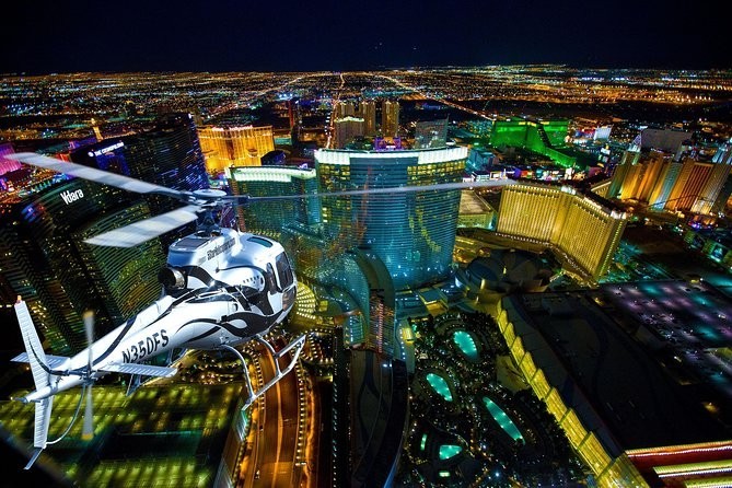 Take a Helicopter Night Tour of the City