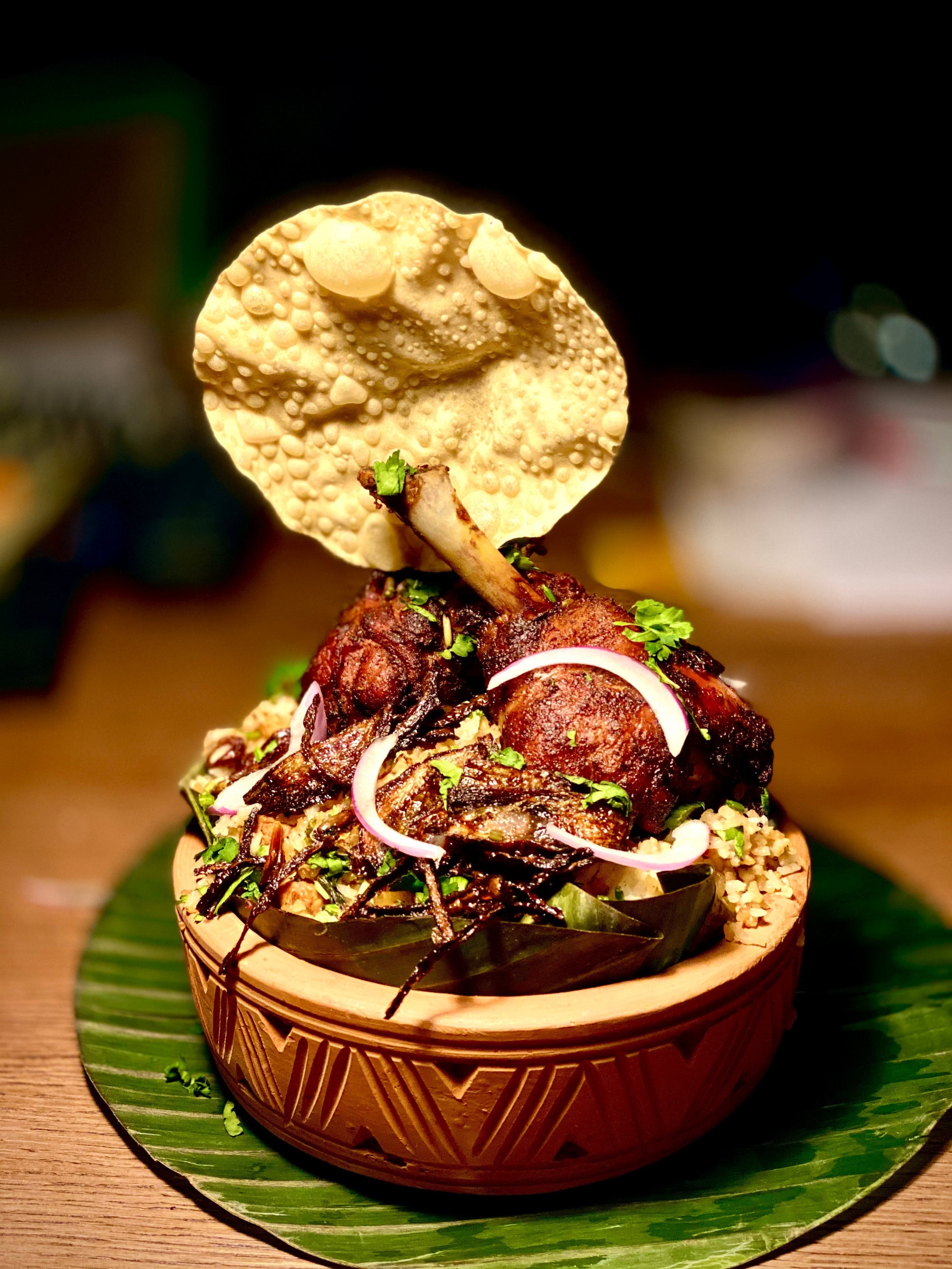 Enjoy an Indian and Jamaican mashup