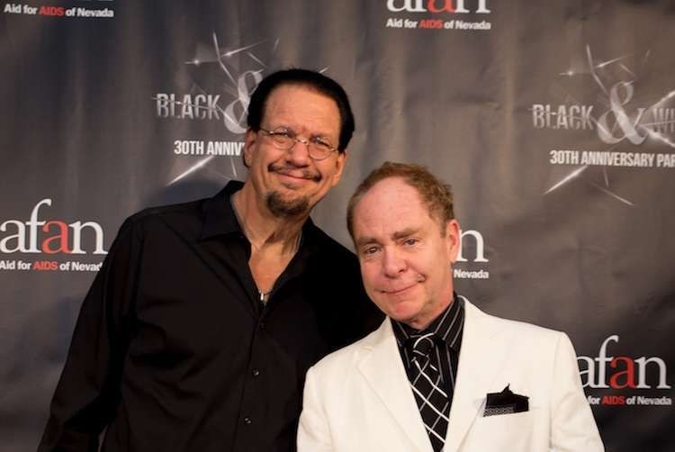 Penn & Teller are longtime AFAN supporters.