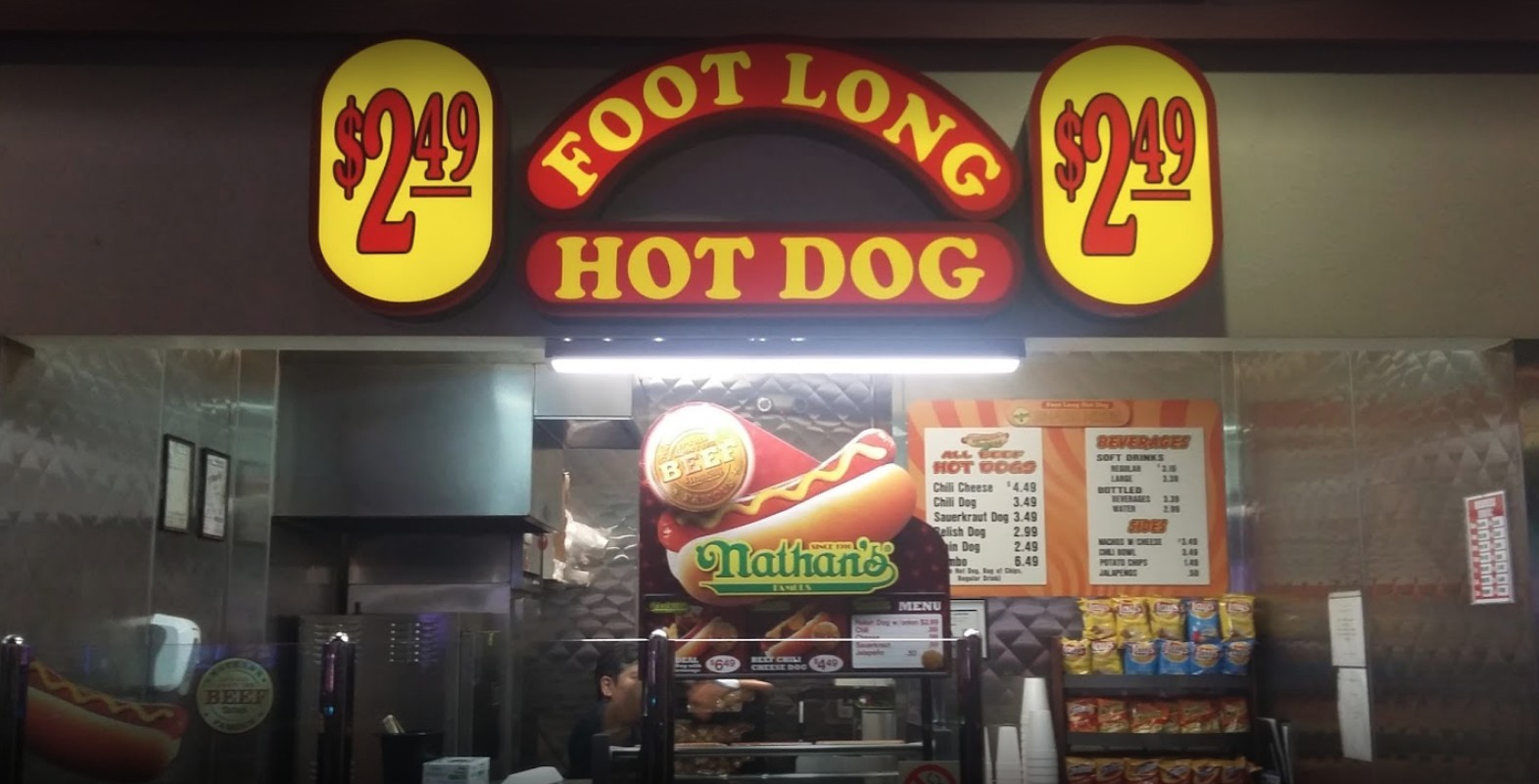 Foot Long Hotdog