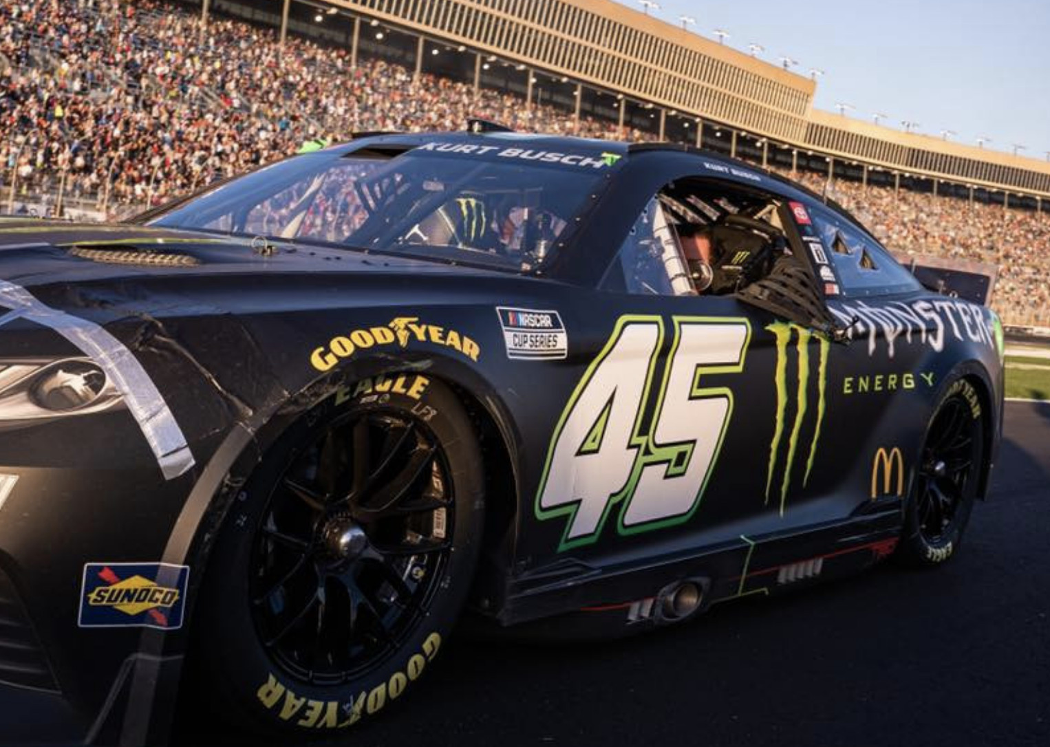 #1 Kurt Busch in his first year with 23XI Racing