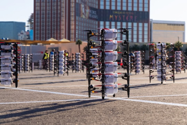 Sky Elements Sets Guinness Record with Vecna Drone Show in Las Vegas