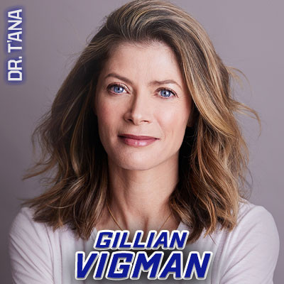 Gilian Vigman as Dr. T’Ana in Star Trek: Lower Decks, appearing at Star Trek Convention Las Vegas 2026: All 196 Guests Attending Gilian Vigman as Dr. T’Ana in Star Trek: Lower Decks, appearing at Star Trek Convention Las Vegas 2026: All 196 Guests Attending