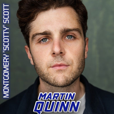 Martin Quinn as Scotty in Star Trek: Strange New Worlds, appearing at Star Trek Convention Las Vegas 2026: All 196 Guests Attending Martin Quinn as Scotty in Star Trek: Strange New Worlds, appearing at Star Trek Convention Las Vegas 2026: All 196 Guests Attending