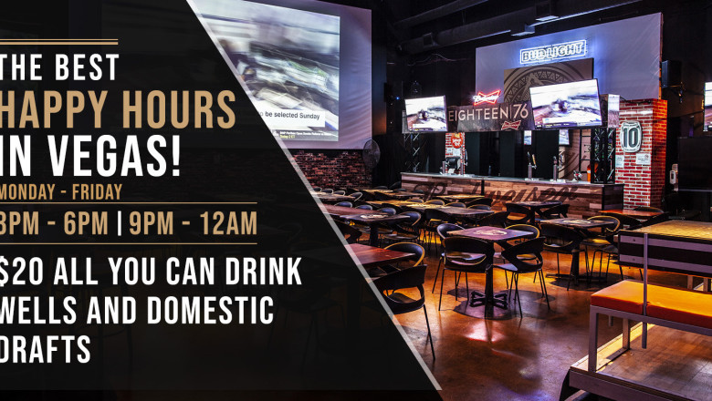 Late-Night Happy Hour in Las Vegas (April 2022)