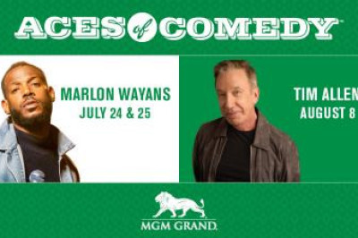 Marlon Wayans & Tim Allen Join 2026 Aces of Comedy at MGM Grand