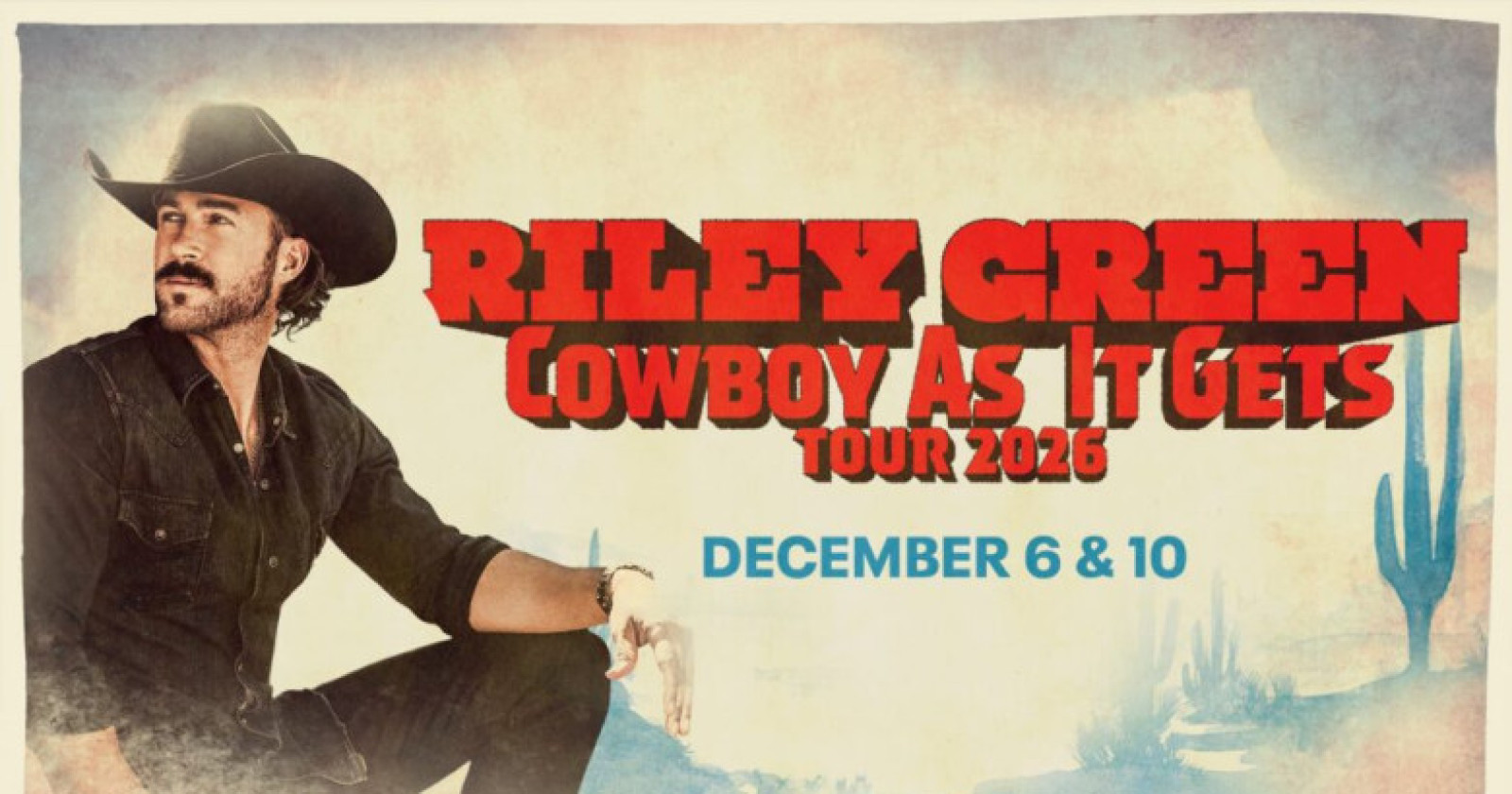 Riley Green Brings Cowboy As It Gets Tour to Resorts World Theatre